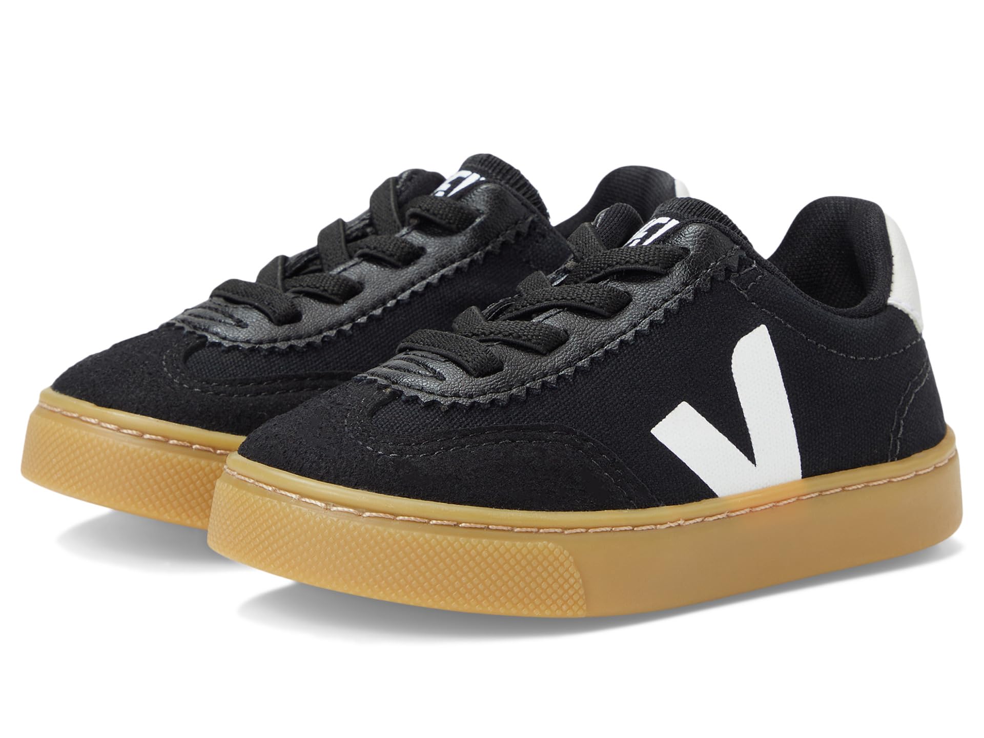 

Кроссовки VEJA Kids Small Volley Canvas, черный/белый