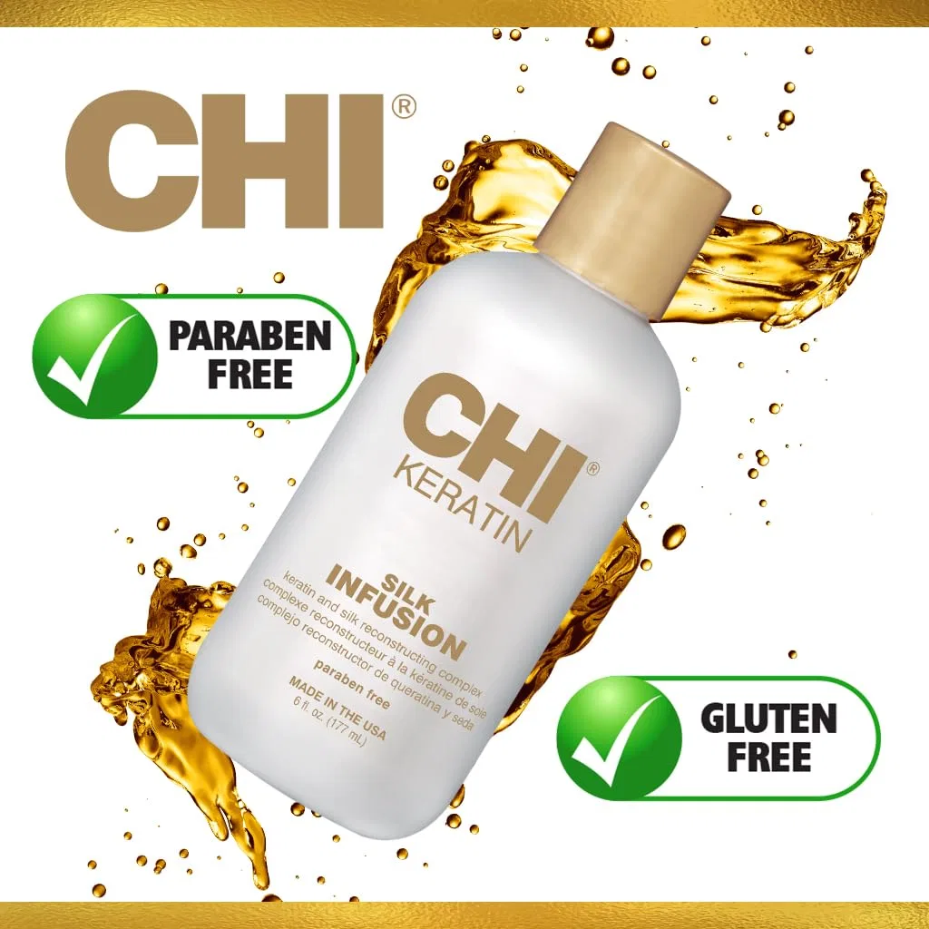 Восстанавливающее средство для волос «Keratin Silk Healing Infusion» от Farouk CHI Chi — фото 4