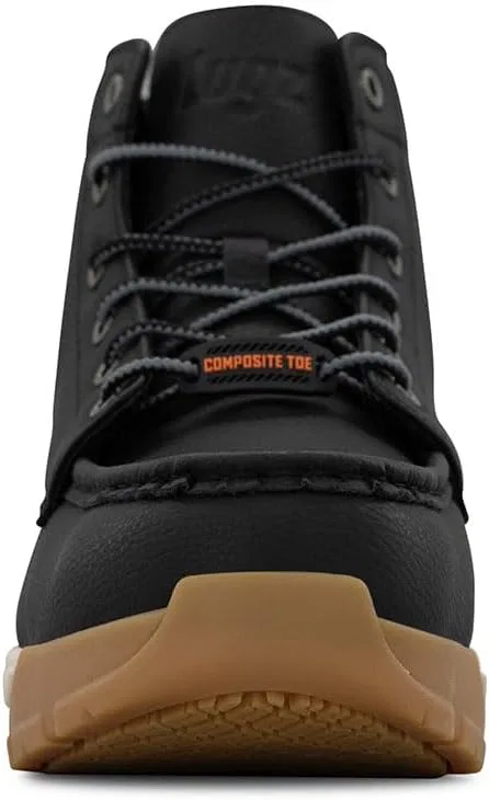 Мужские рабочие ботинки Lugz Yard LX с композитным носком, Black Cream Rubber — фото 4