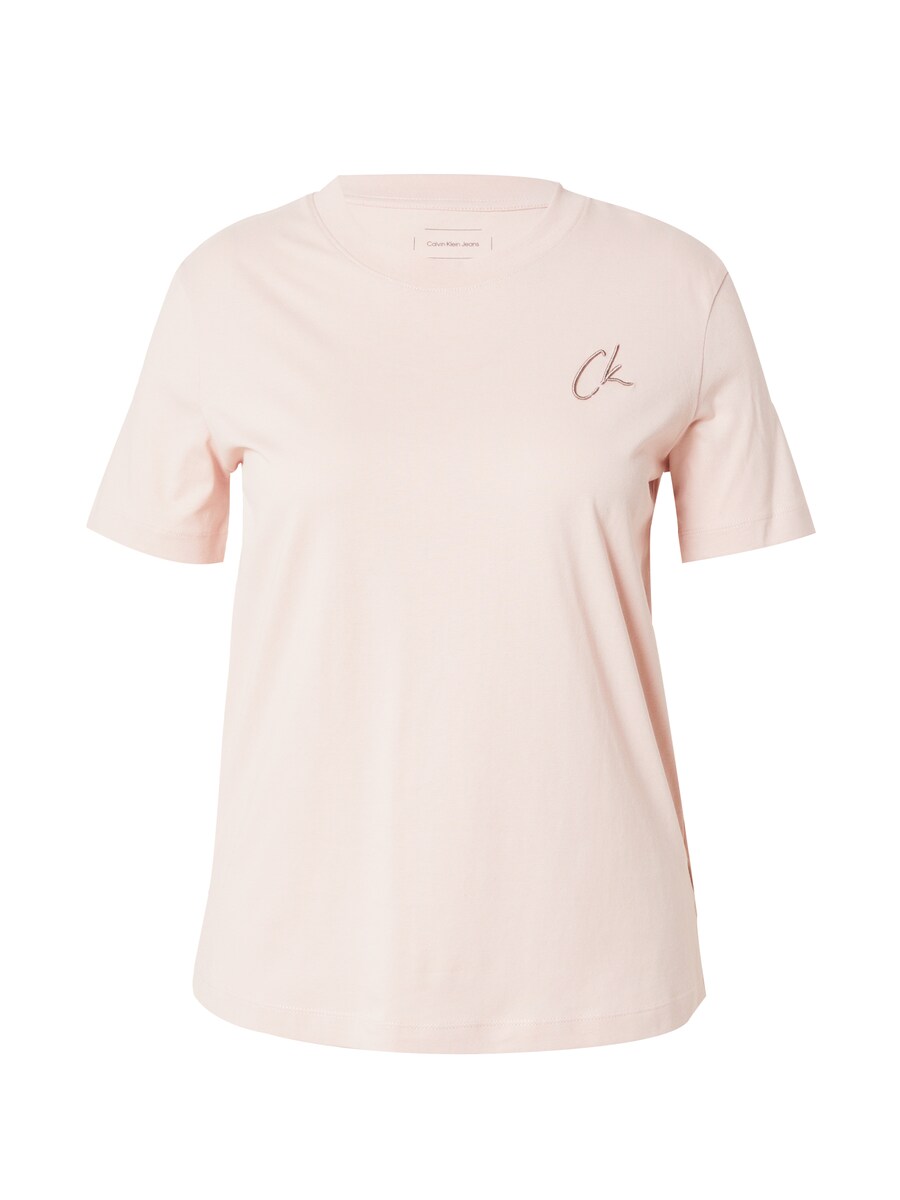 

Футболка Calvin Klein Jeans Curve Shirt, розовый