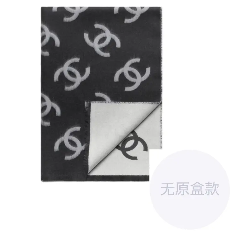

CHANEL Женская шаль, Black