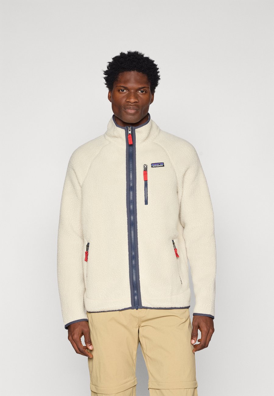 

Флисовая куртка Patagonia RETRO, Pelican/Smolder Blue/Beige
