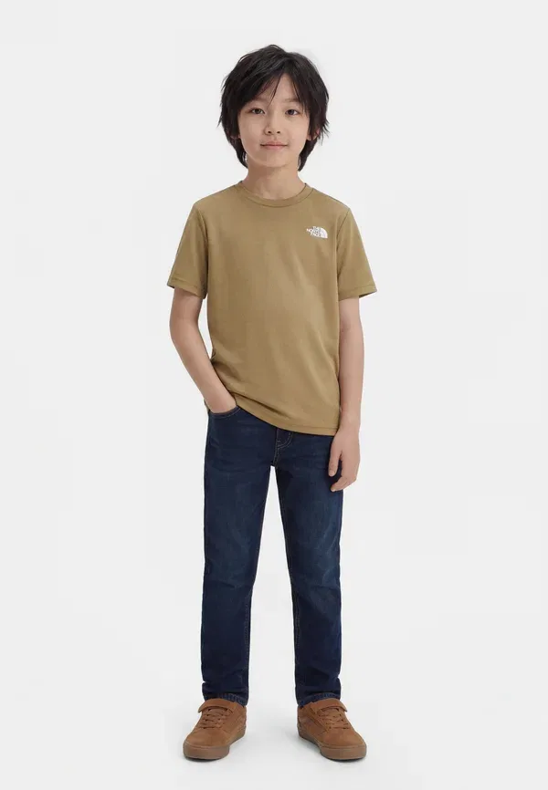 Футболка спортивная The North Face Teen New Tee, цвет кедр