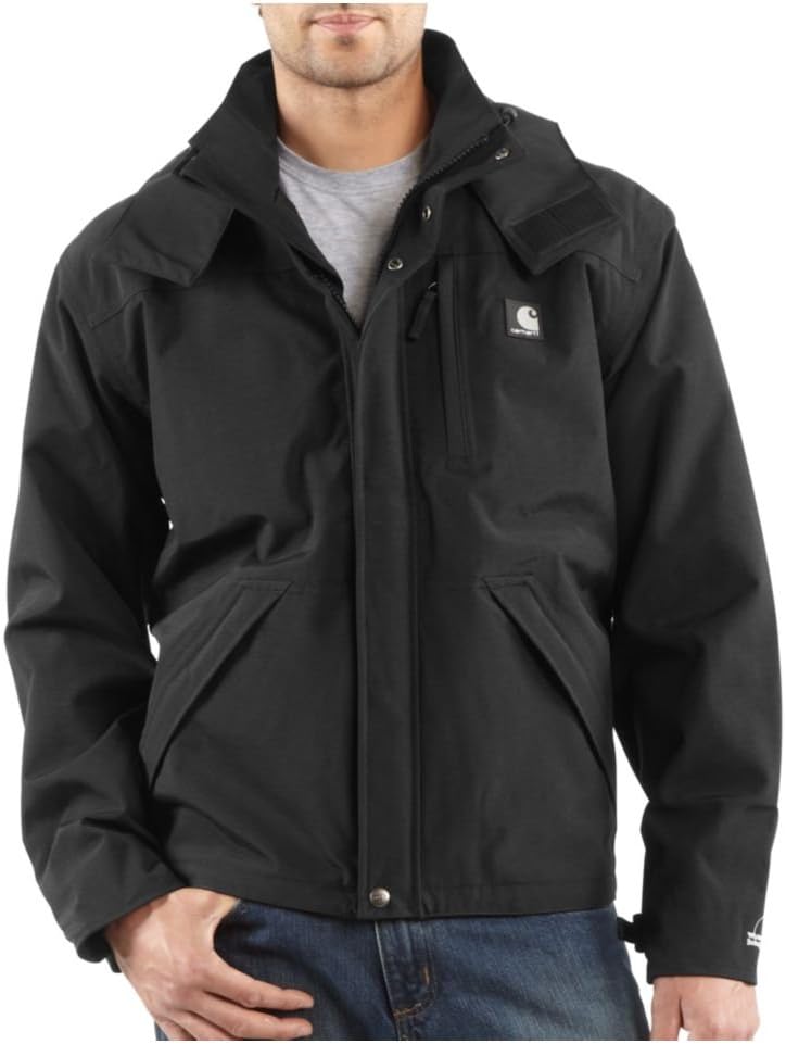 

Carhartt мужская куртка Storm Defender Loose Fit Heavyweight (размеры Regular и Big & Tall), Black