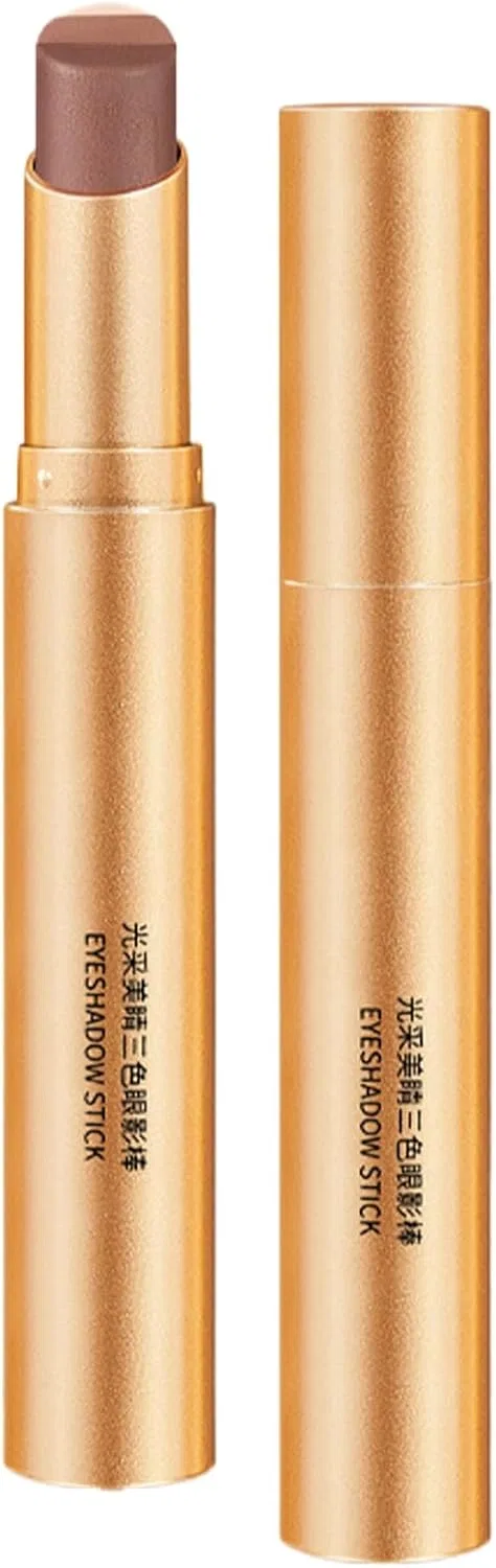 Тени для век Shimmer Eye Shadow Stick, 3 цвета, градиент, No brand, 1 шт, 01#