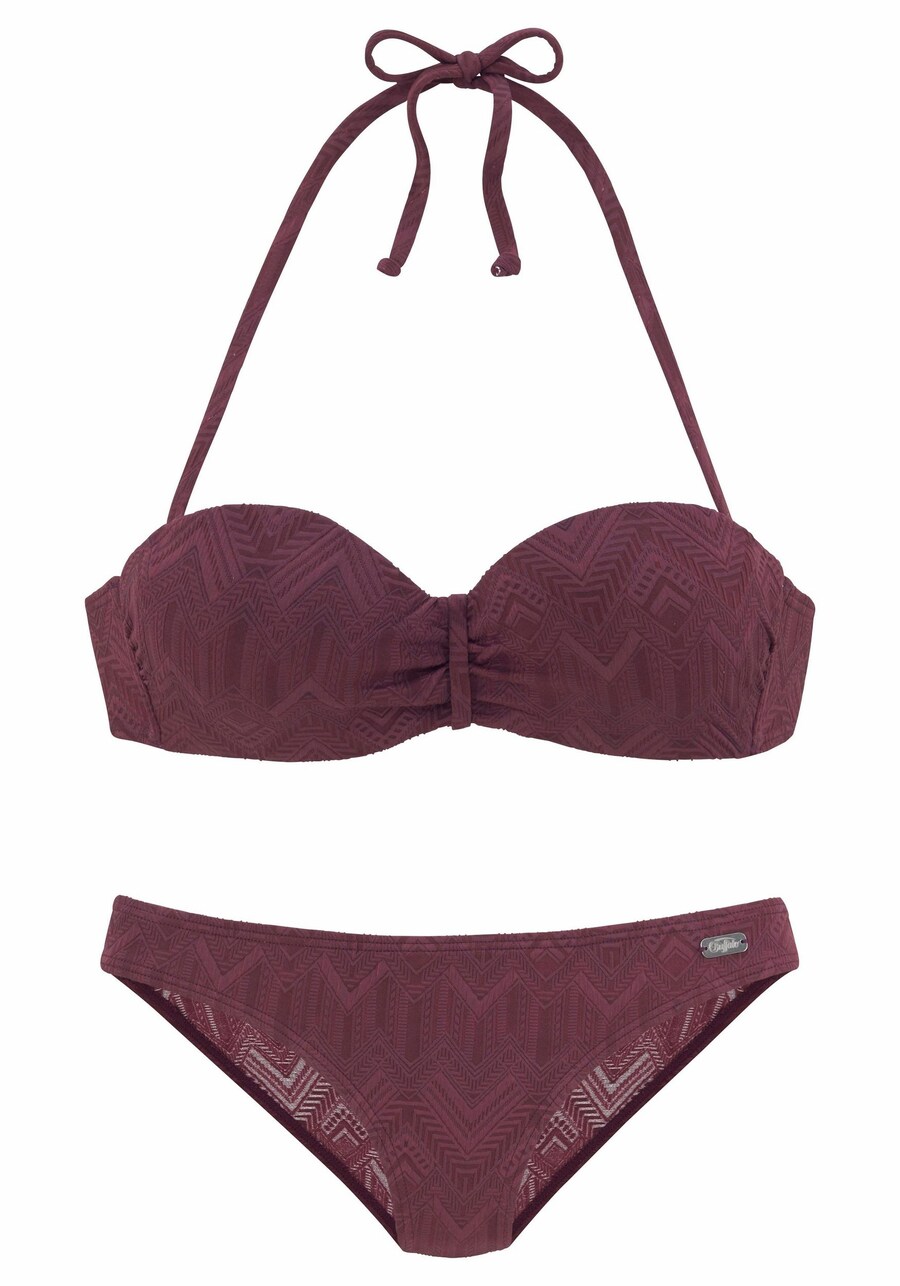 

Бикини на косточках BUFFALO Bandeau Bikini, бордо