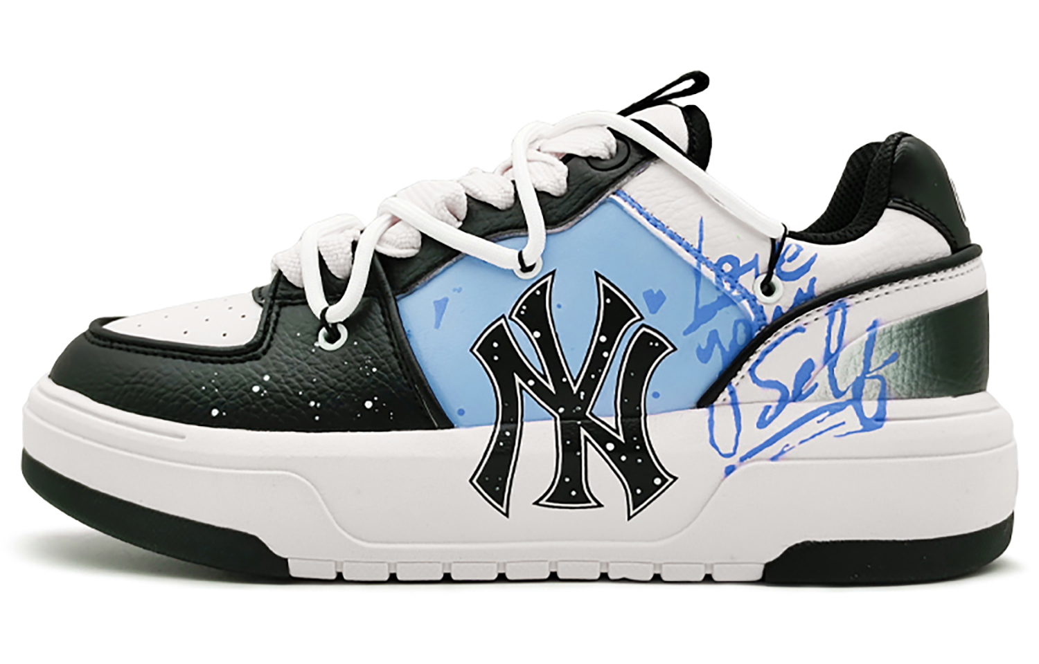 

MLB Крепкие кроссовки EIGHT% Her Power устойчивые к истиранию низкие унисекс синие, цвет Blue