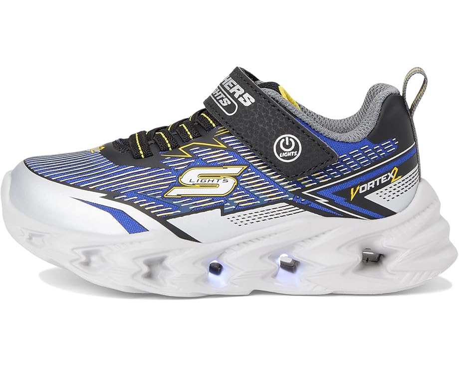 Детские кроссовки Skechers Vortex 2.0 - Veltrox 400605L (Little Kid/Big Kid) SKECHERS KIDS, Silver/Black — фото 4