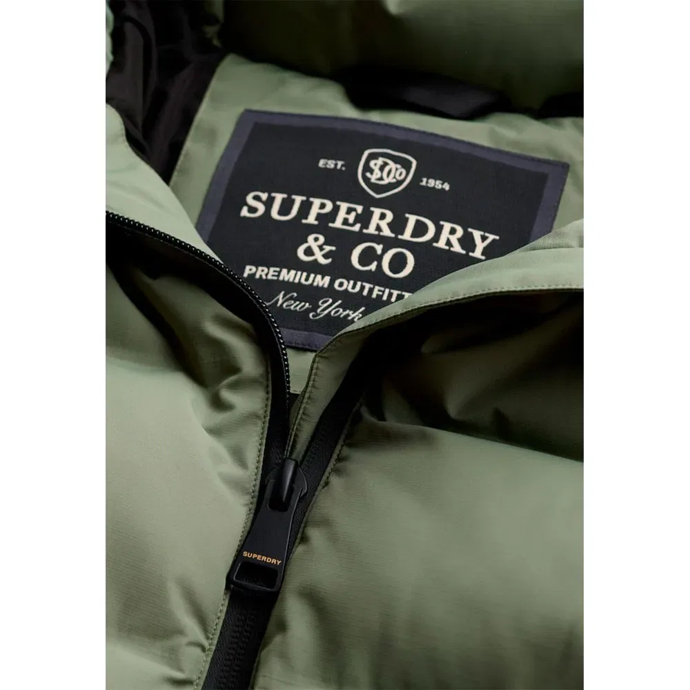 Женская куртка утепленная Superdry, Green — фото 4