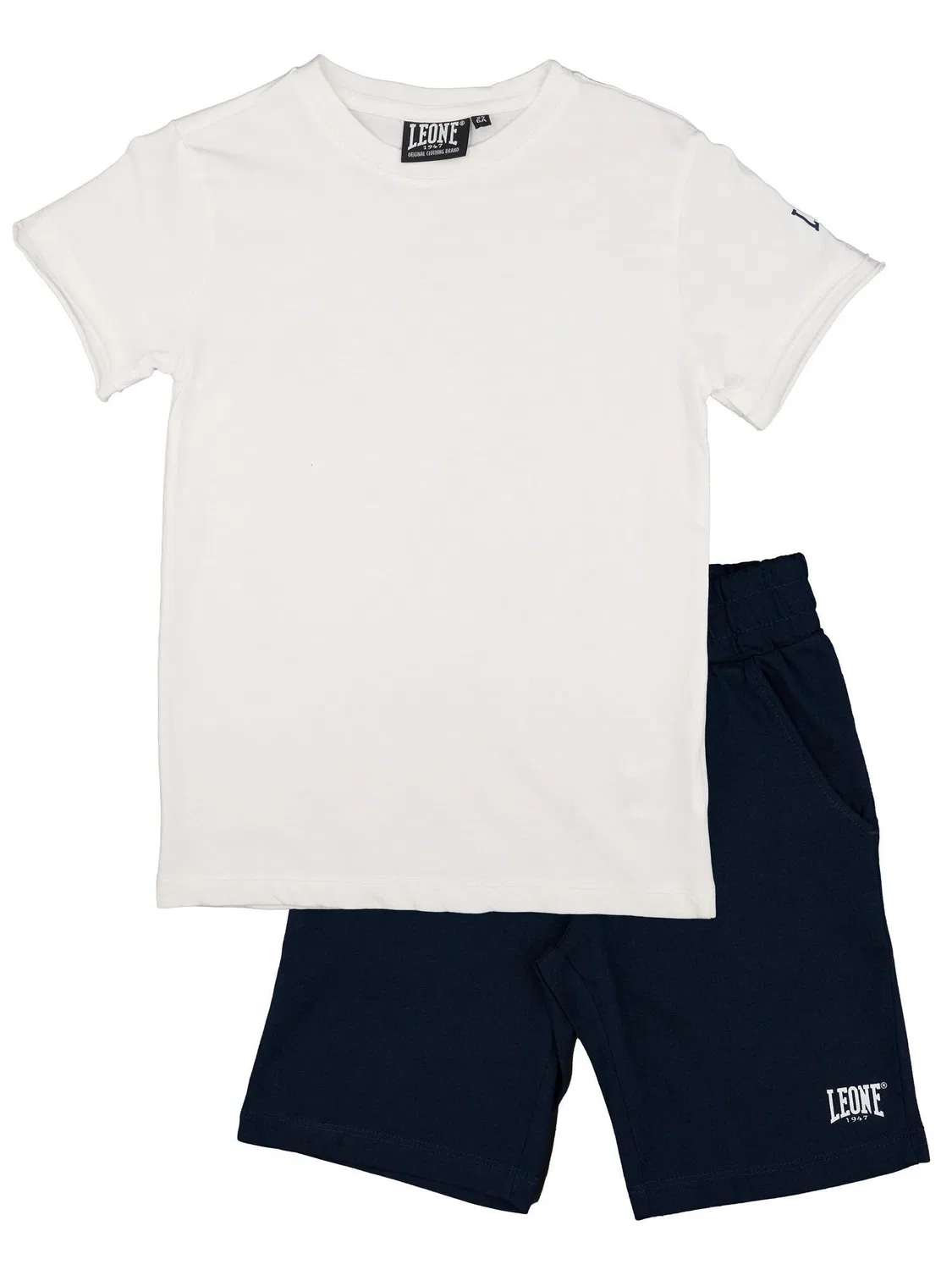Детское хлопковое комплект Leone Timeless Leone 1947 Apparel, Weiss