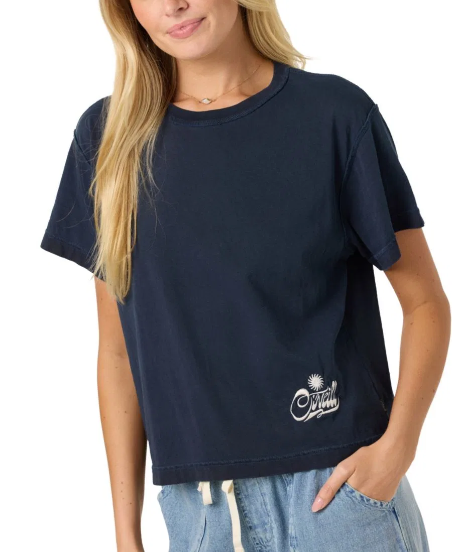 Футболка свободного кроя с вышивкой OG Radical Sun Boxy Tee O'Neill, Navy — фото 4