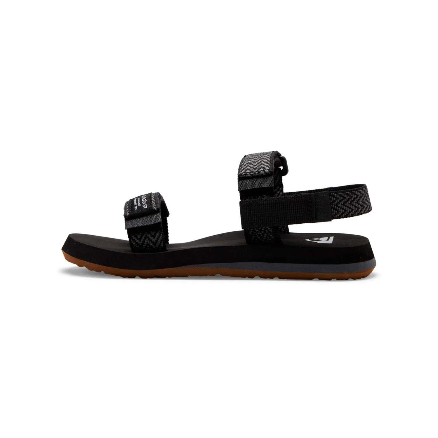 Детские сандалии с регулируемым ремешком Quiksilver, Black/Grey/Black — фото 3