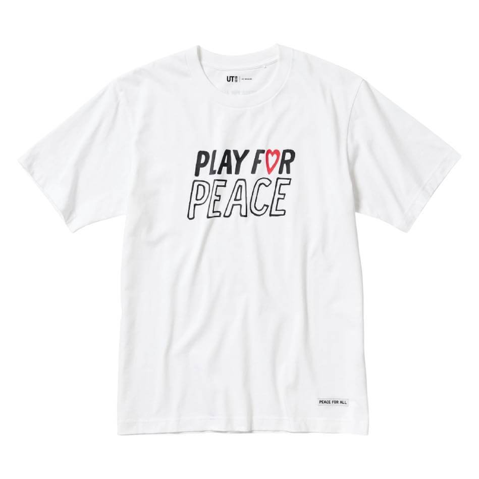 

Футболка Uniqlo UT Peace For All (Kei Nishikori), белый