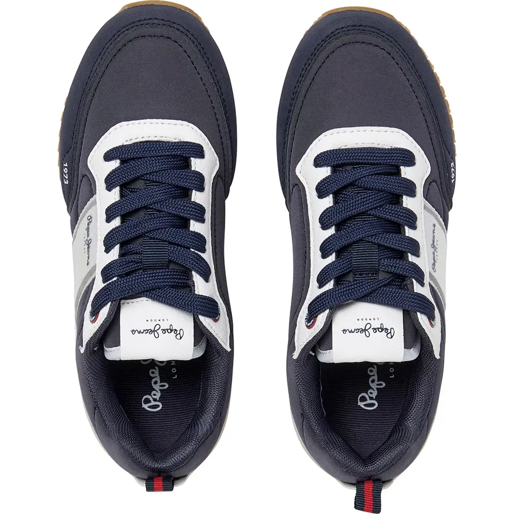 Детские кроссовки для мальчиков с 3D-логотипом Dublin Sport Pepe jeans, Blue — фото 2