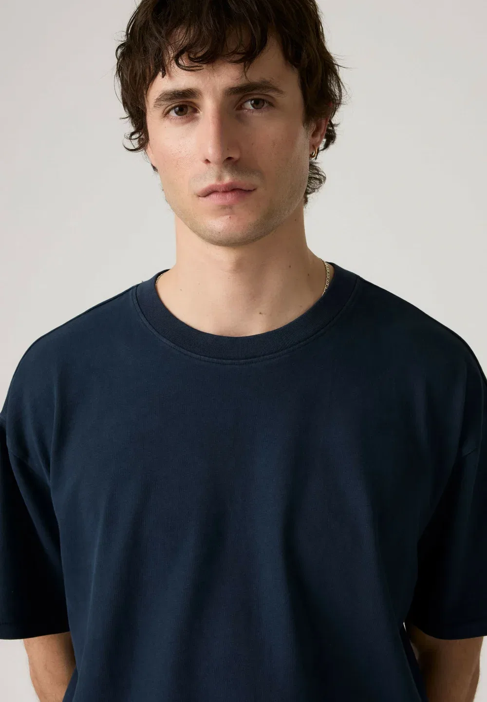 Простая футболка Levi'S, Sheen Wash Nightfall Navy - Blues — фото 3