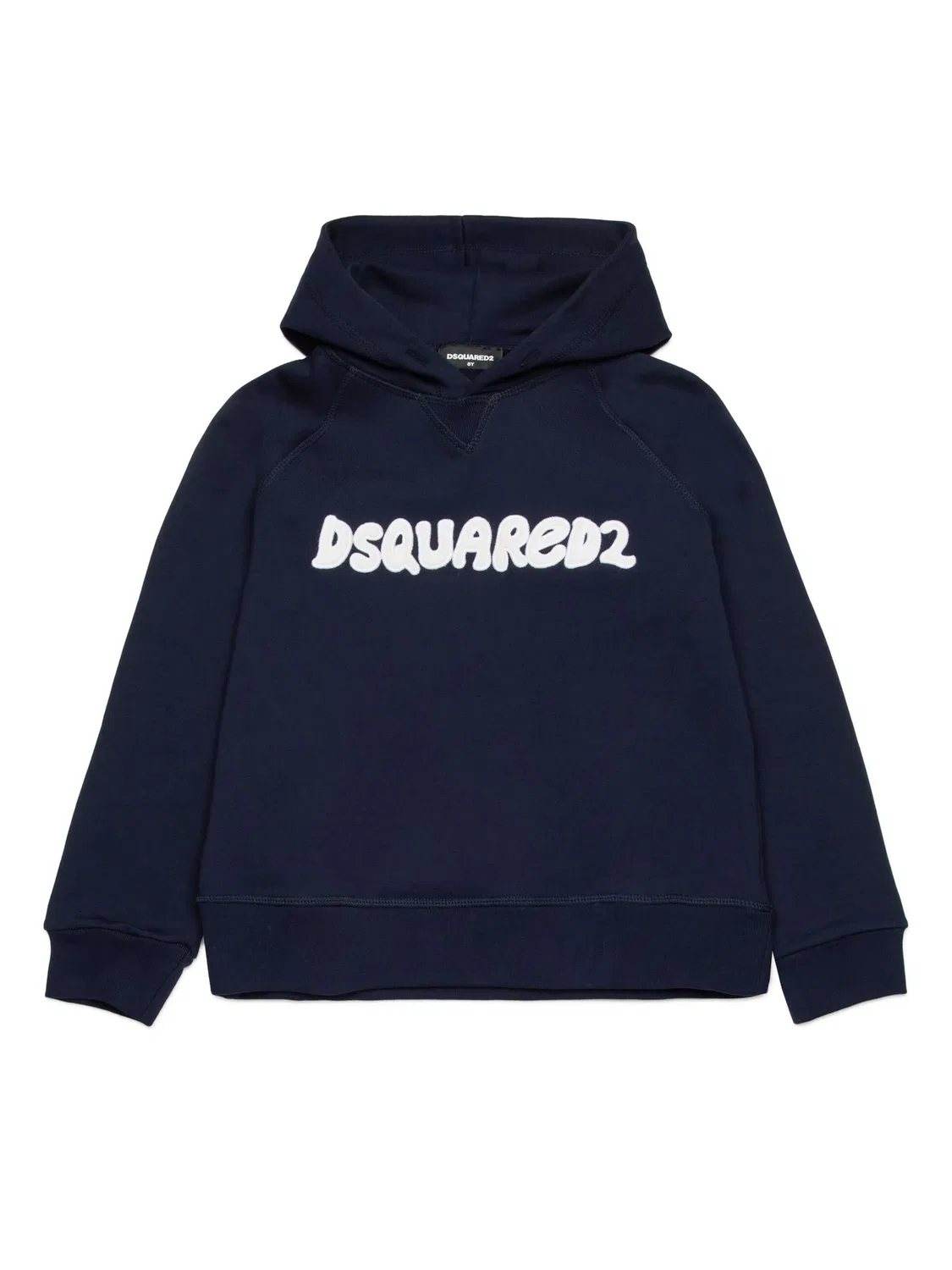 Худи с вышитым логотипом DSQUARED2, темно-синий