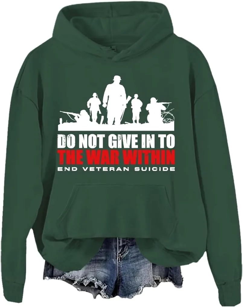 

Толстовка Do Not Give In To The War Within End Veteran