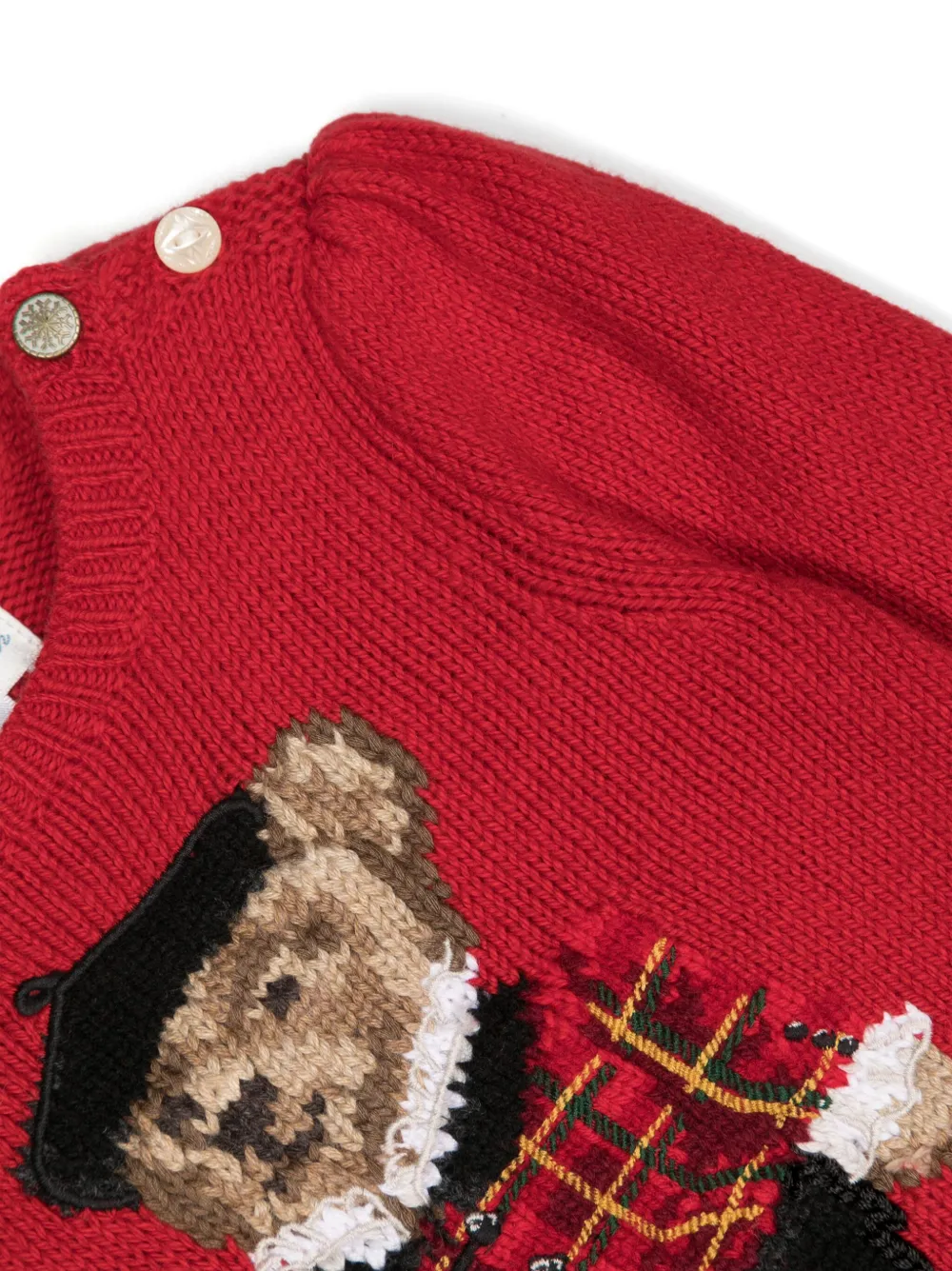 Джемпер Polo Bear POLO RALPH LAUREN KIDS, красный — фото 3