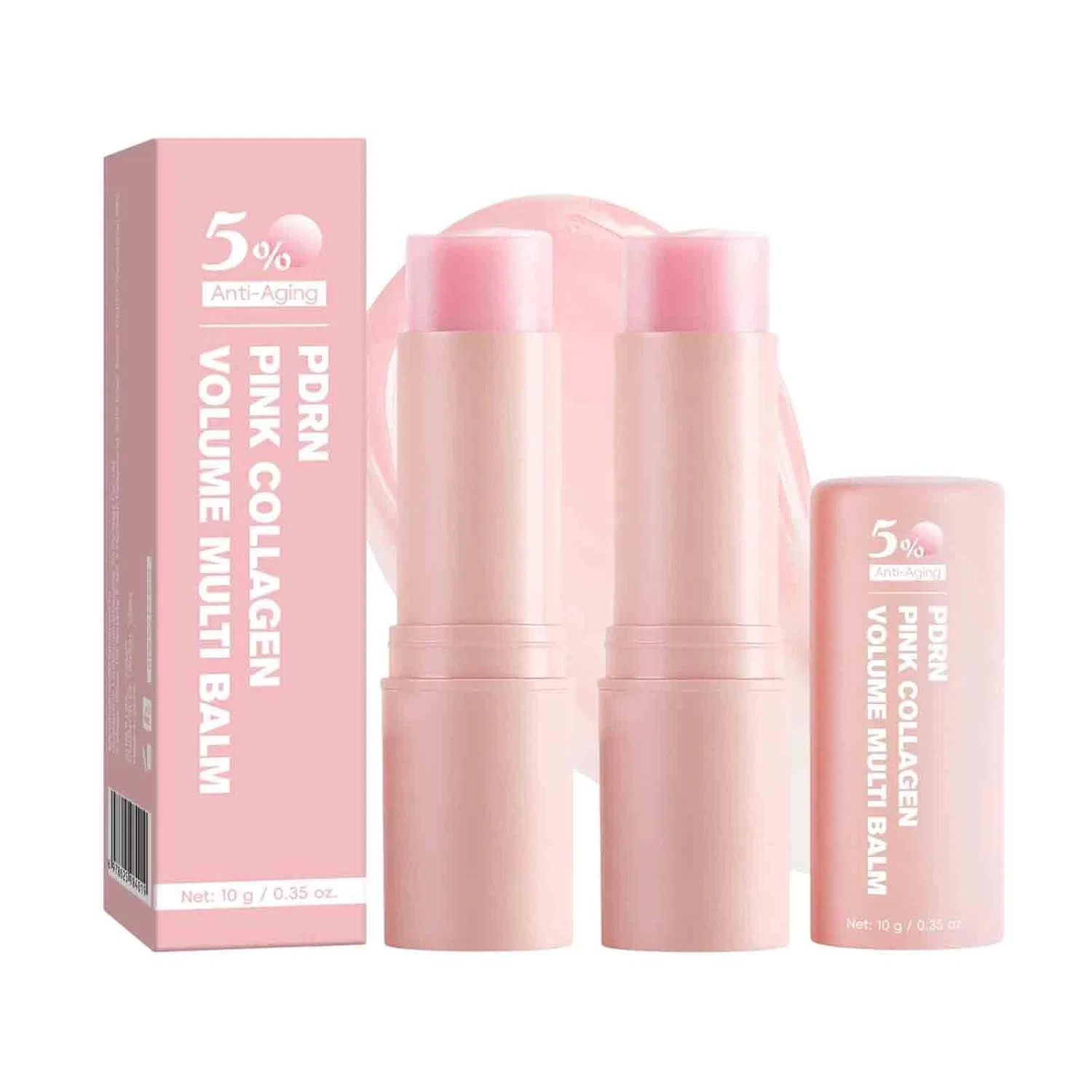 Мульти бальзам-стик PDRN & Pink Collagen Hyaluris, 2 шт, 10 г, 2pc