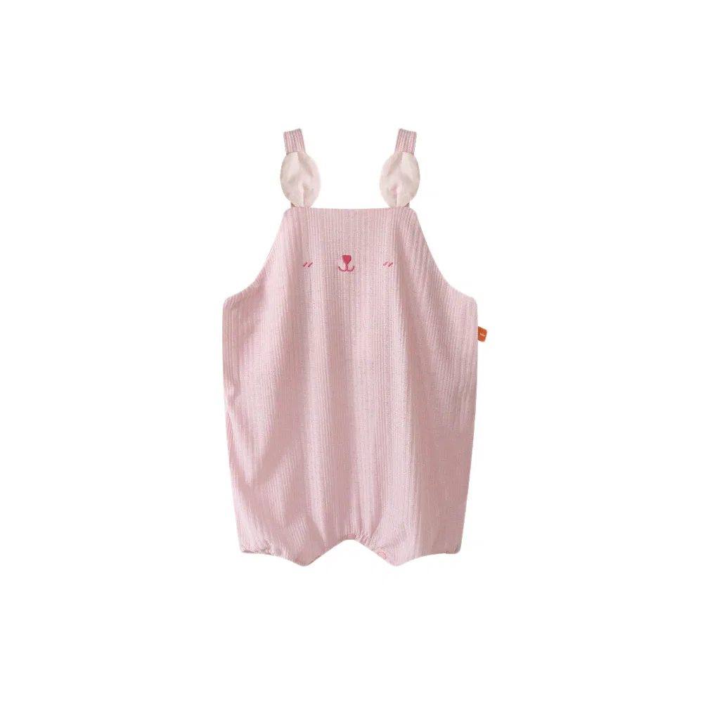 Детский комбинезон с принтом медвежьих ушек Summer Reel Suit BABYBLEE, Pink