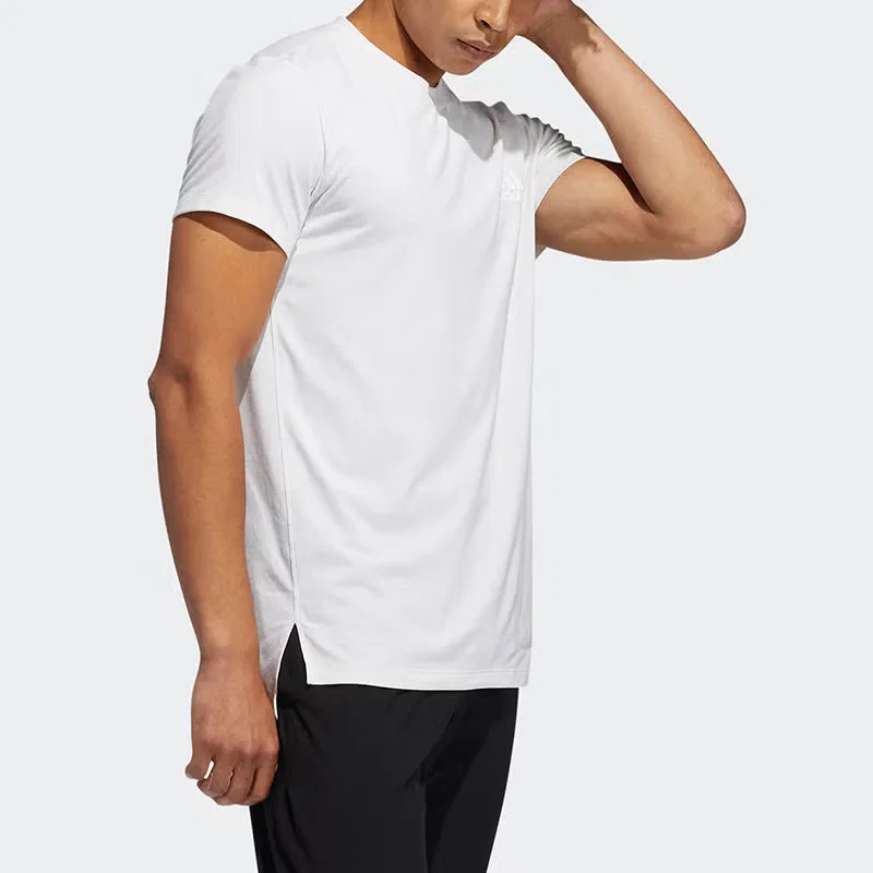 Футболка с коротким рукавом Stu Tech Tee Adidas, белая — фото 4