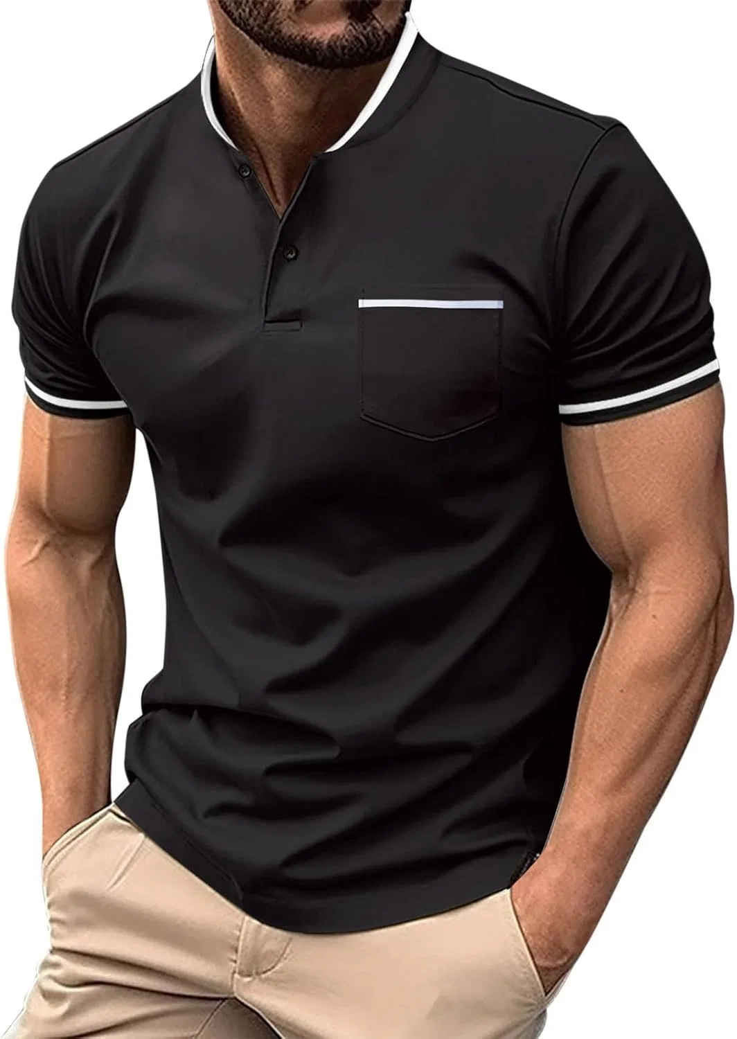 Мужское поло с коротким рукавом Golf Shirts, #029