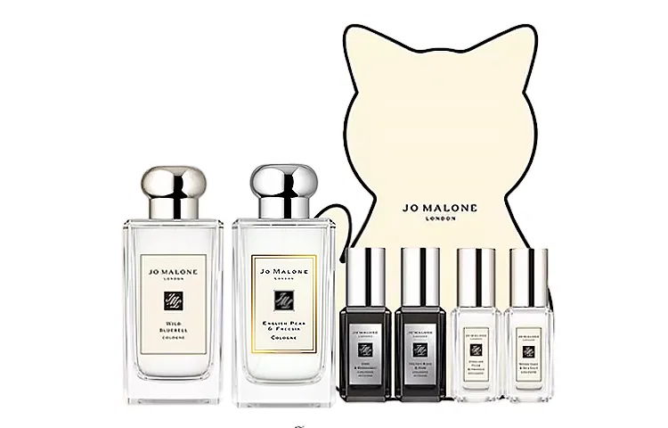 Набор подарочных парфюмерных наборов Jo Malone London, Bluebell English Pear, 6 предметов, Blue Windbell English Pear Classic Assorted Limited Imagination Box