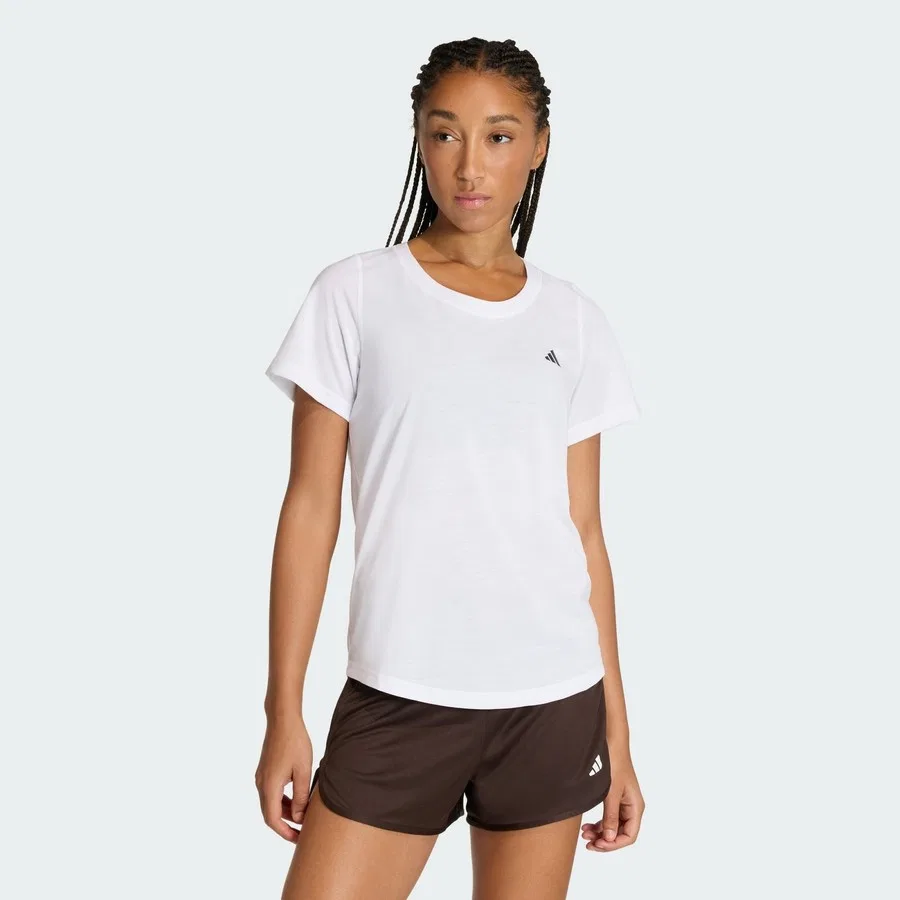 Футболка с круглым вырезом Workout Essentials Scoop Neck T-Shirt adidas, Белый