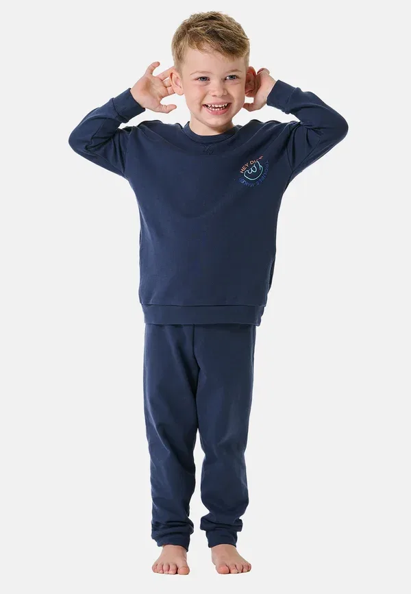 Пижама хлопковая Set, Schiesser, Dark Blue, темно-синий