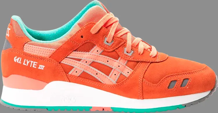 Кроссовки gel lyte 3 'fresh salmon' Asics, апельсин — фото 2