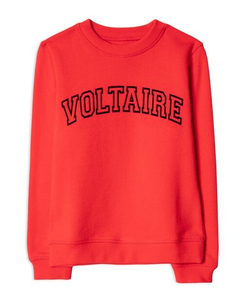 

Толстовка с рисунком Joe Cotton для мальчиков Zadig & Voltaire, цвет Red