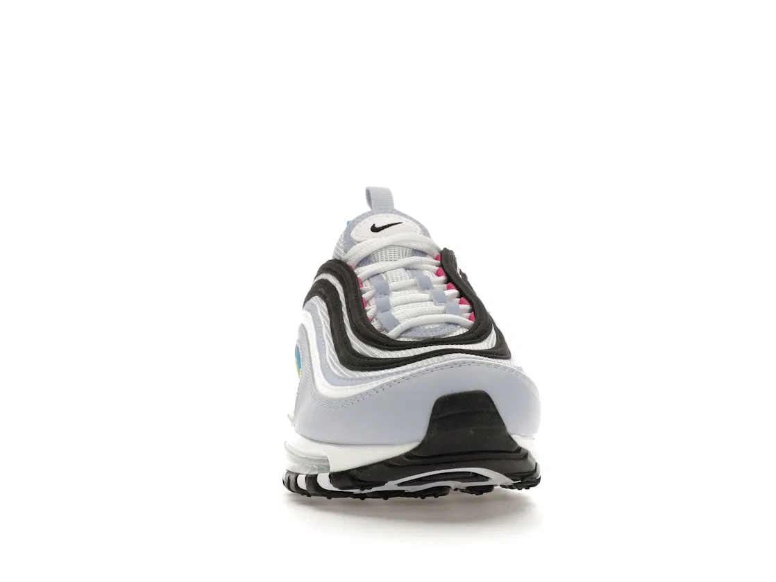 Детские кроссовки Lifestyle Nike Air Max 97, Blue Whisper/White/Opti Yellow — фото 2