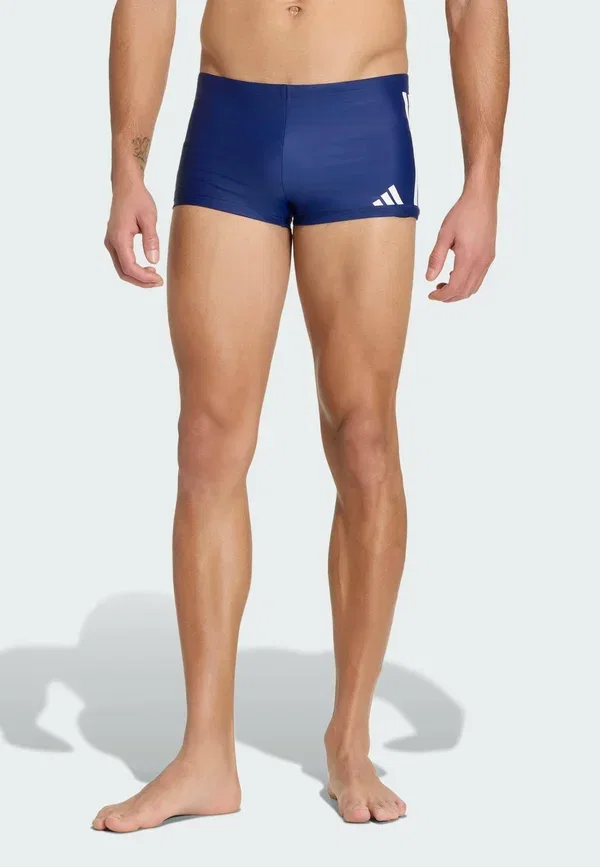 Плавки-боксеры 3S - плавательные трусы Adidas Performance, белый/темно-синий