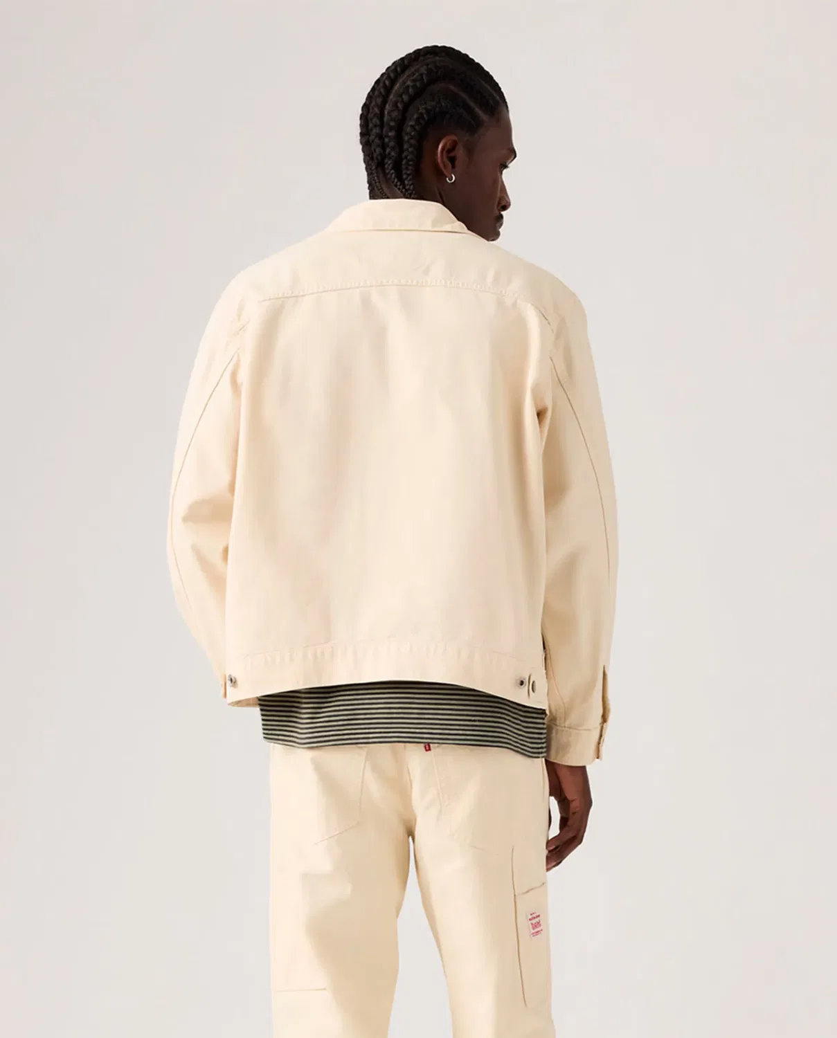 Мужская куртка хлопковая Levi's, Cream — фото 2