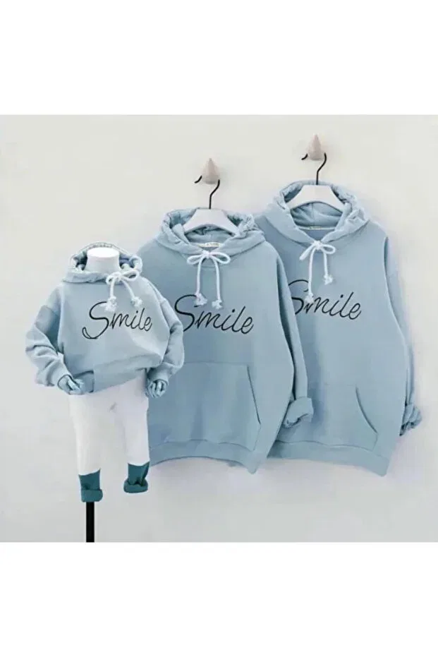 Детское худи с принтом для мальчиков Tunay Moda, Blue