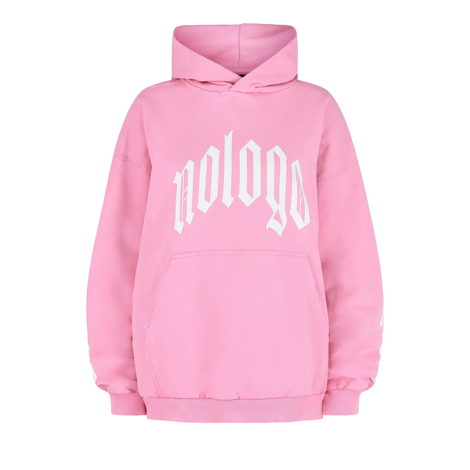 Худи Balenciaga без логотипа, розовый
