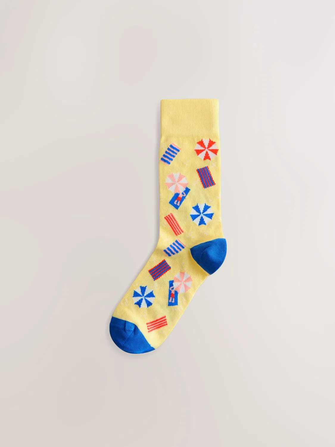 Носки, 5 пар, Pattern Socks Next, синие/желтые/розовые — фото 4
