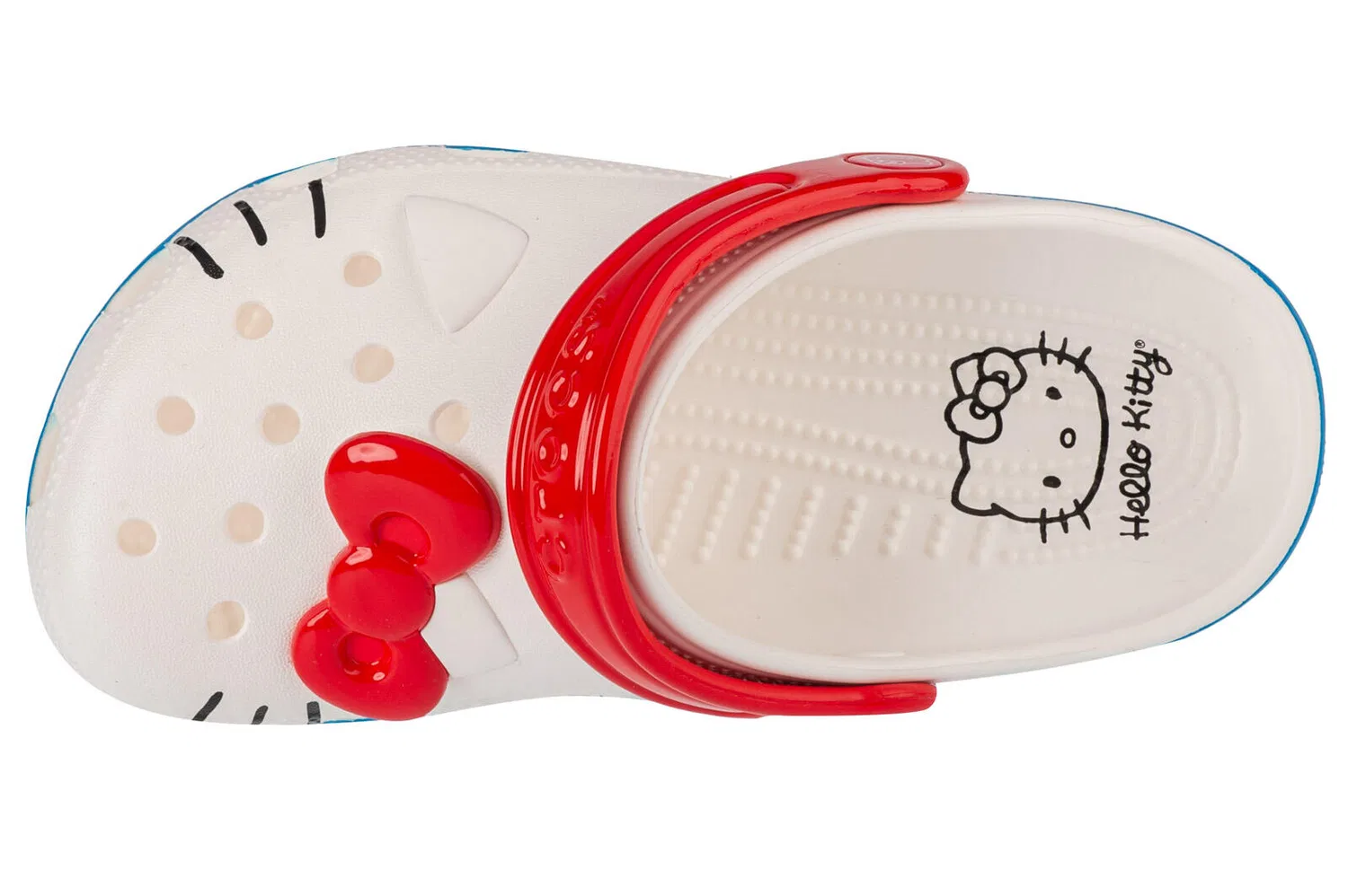 Детские сланцы для девочек Classic Hello Kitty Iam Kids Clog Crocs, Weiss — фото 3