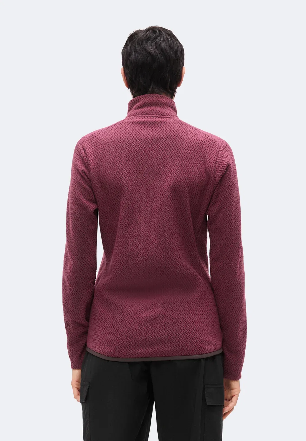 Куртка R1 air - флисовая Patagonia, Berry Fig — фото 3