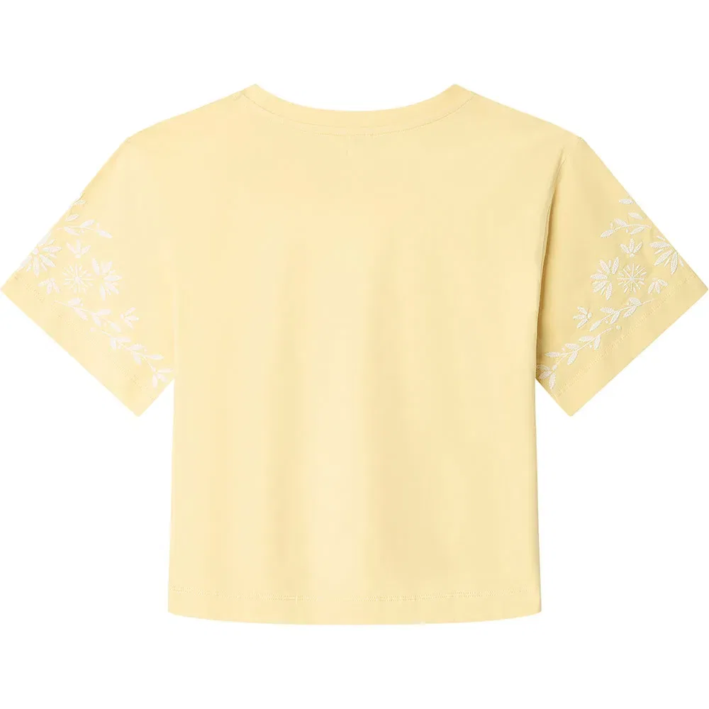 Детская футболка с принтом Geraldine Pepe jeans, Yellow — фото 2