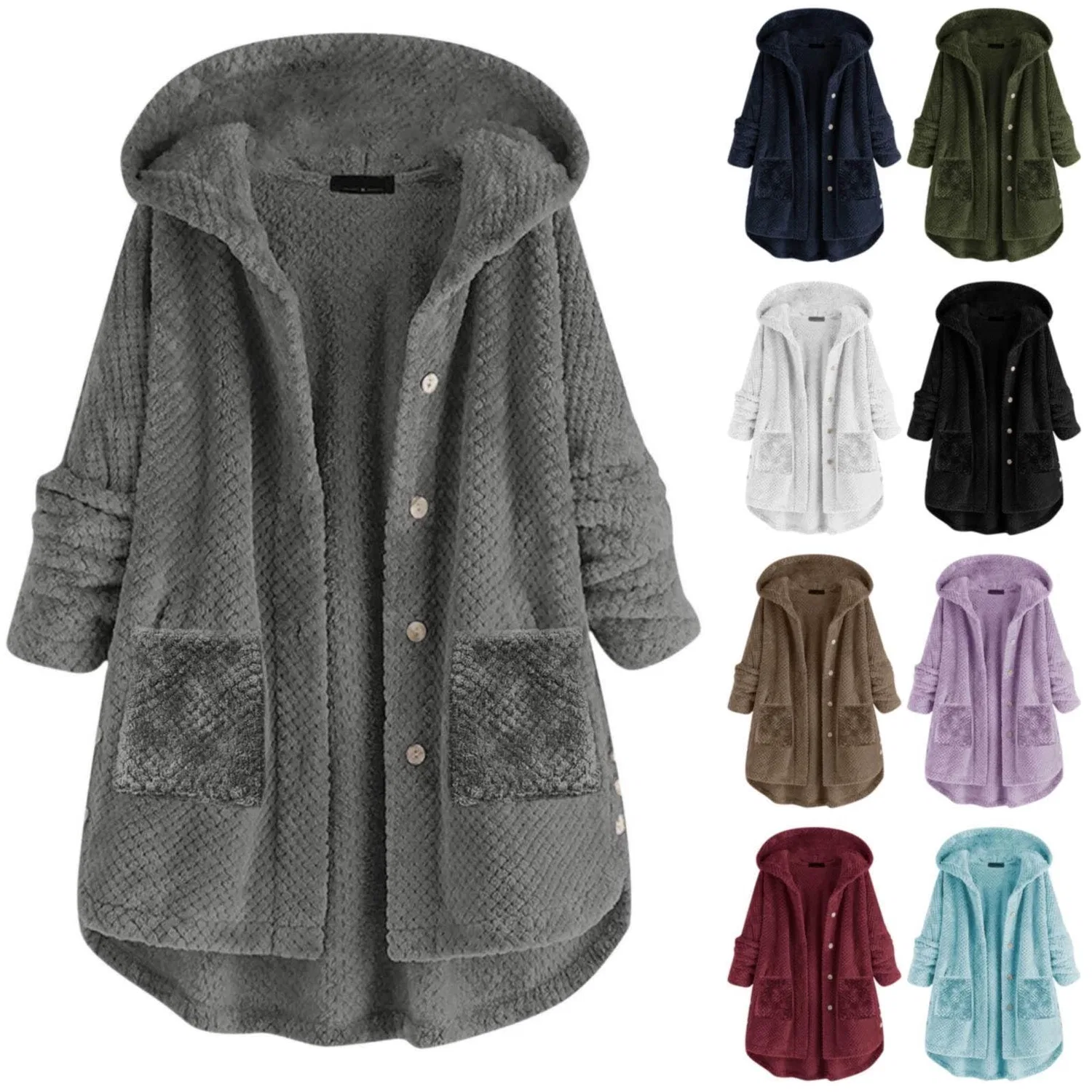 Женская утепленная куртка-жилет с капюшоном и длинным рукавом Arctic Velvet, Blu 1