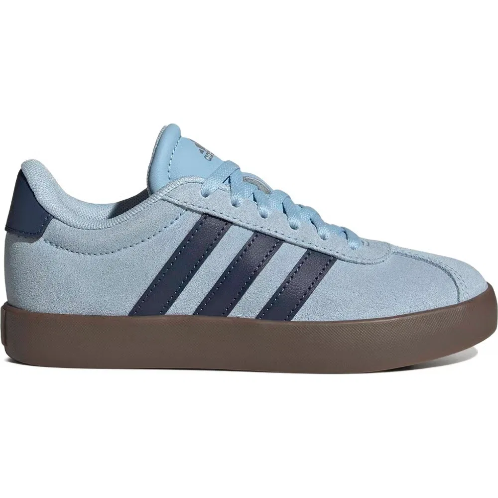 Детские кроссовки VL Court 3.0 Adidas, Blue/Blue/Tan — фото 2