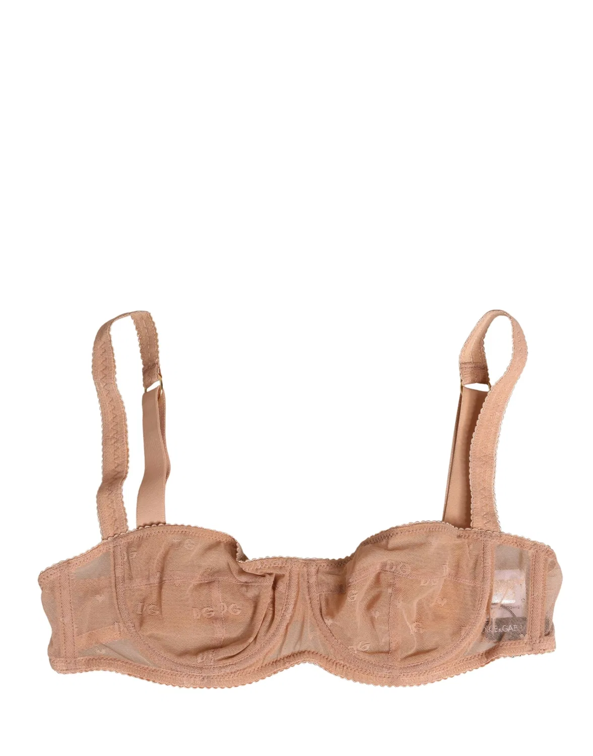 Женское кружевное бюстгальтер-балконет Balconnet Bra Dolce & Gabbana, Beige — фото 3