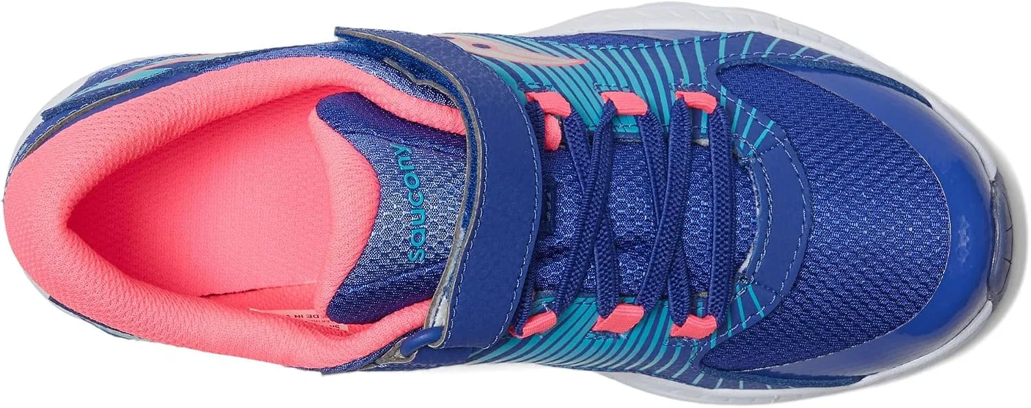 Детские кроссовки для девочек Velocer Ac Saucony, Blue/Turquoise/Pink — фото 2