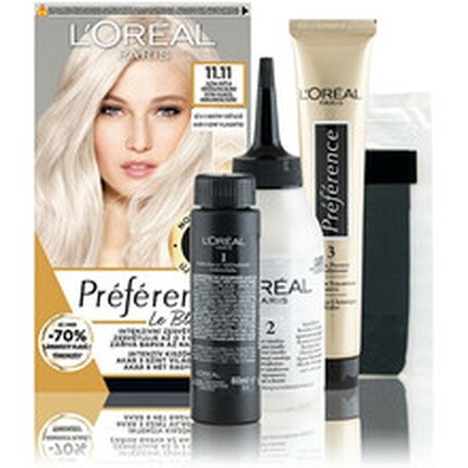 

Краска для волос L'Oréal Paris Préférence Le Blonding 1111 Ultra Light Cold Crystal Blonde