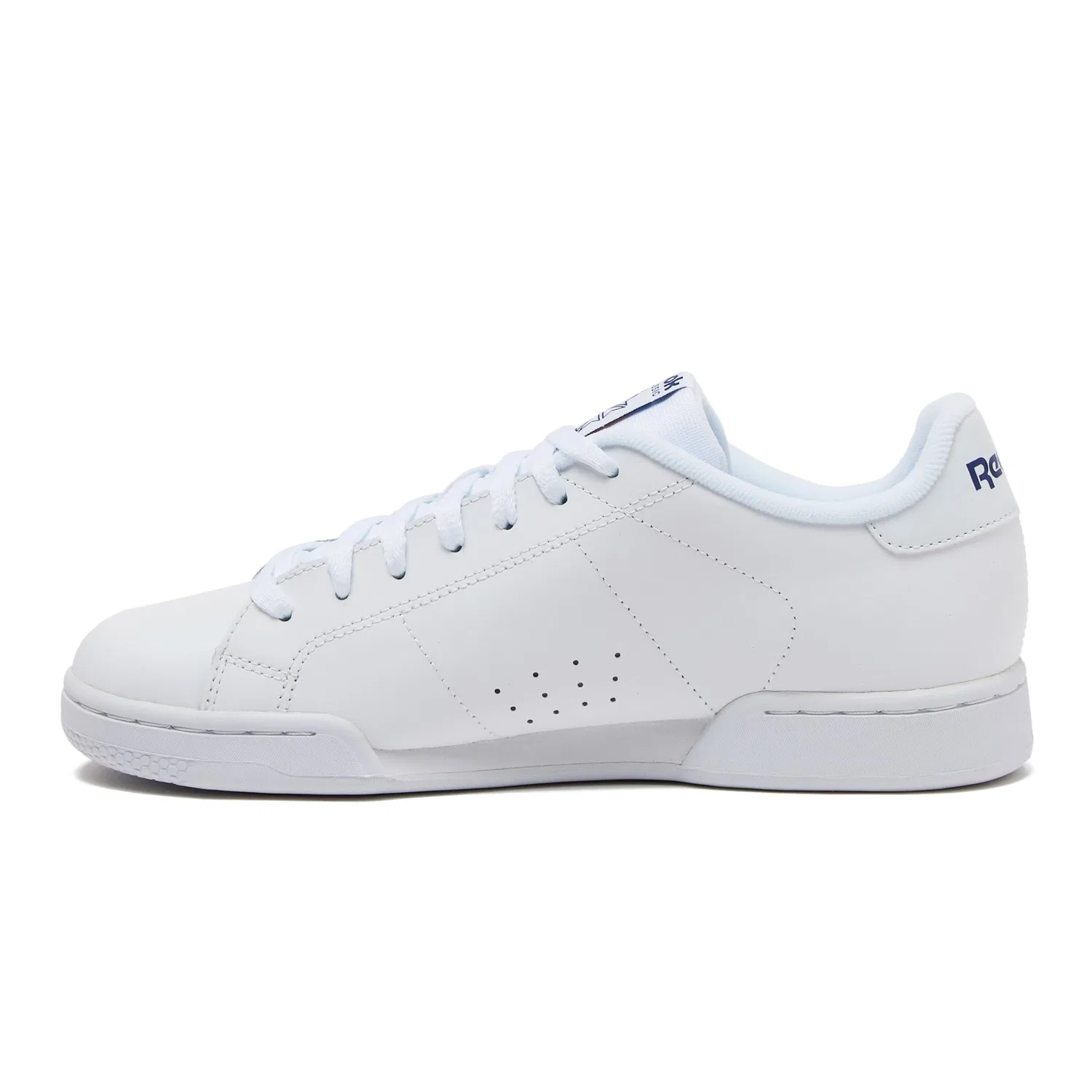 Детские кроссовки для мальчиков с принтом Npc II Reebok, White Wht — фото 3