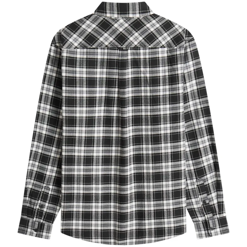 Мужская рубашка с принтом в клетку Tommy Hilfiger, Black Plaid Pattern — фото 3