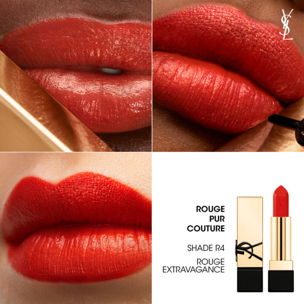Помада для губ Yves Saint Laurent Rouge Pur Couture, R4 Rouge Extravagance, 3,8 г — фото 2