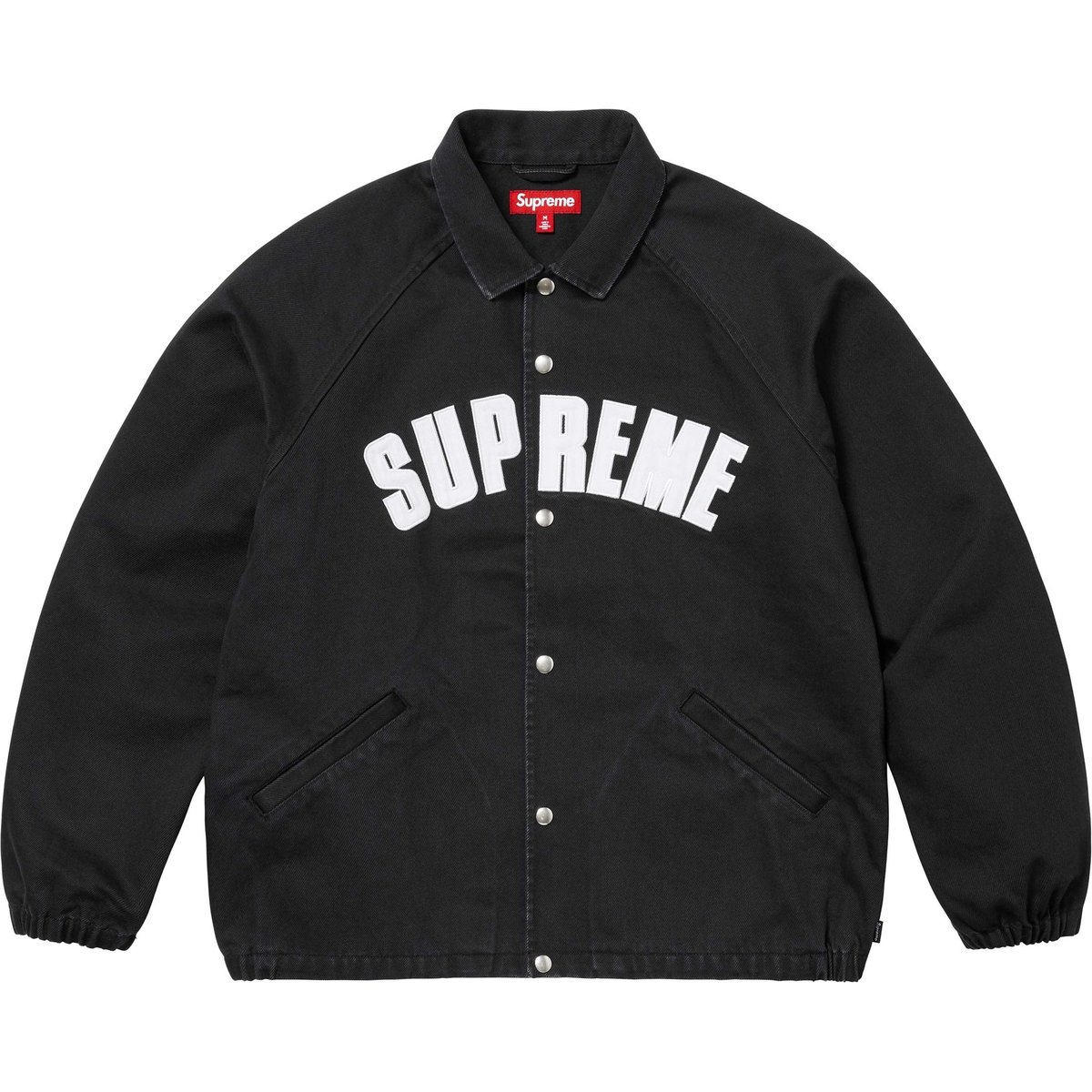 Supreme Курка джинсовая тренерская, Washed Indigo/Washed Indigo — фото 3