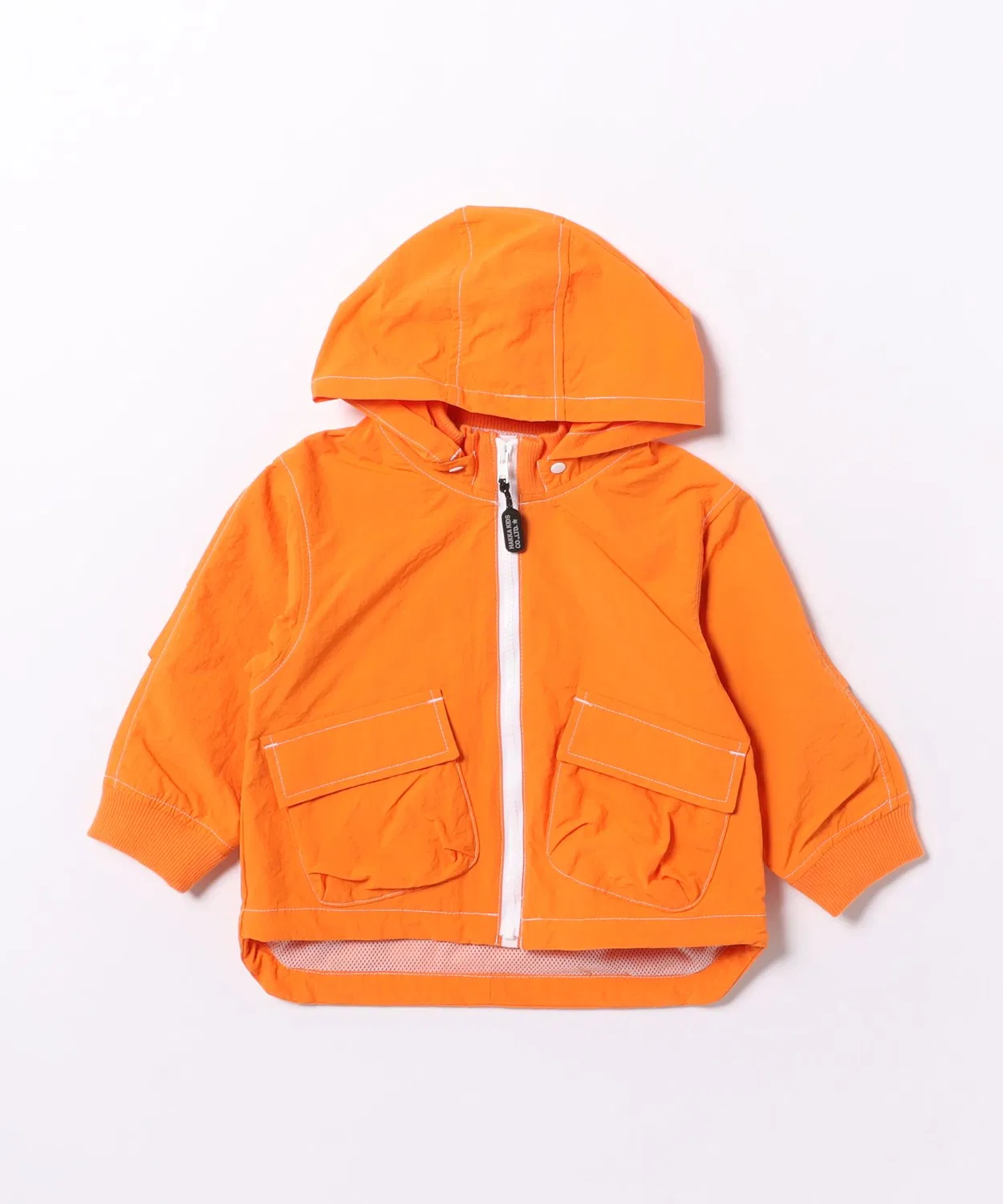 Детский дождевик из нейлона с капюшоном hakka baby, Orange